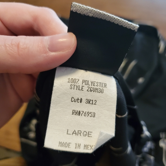 Vintage Sleeveless Floral 90s Black Dress Knapp Studio Size Large - Picture 8 of 13